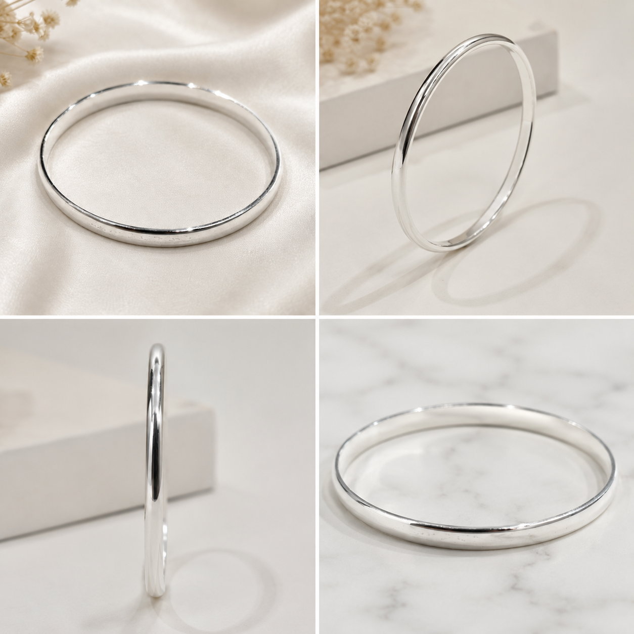 Men's 925 Sterling Silver Kada